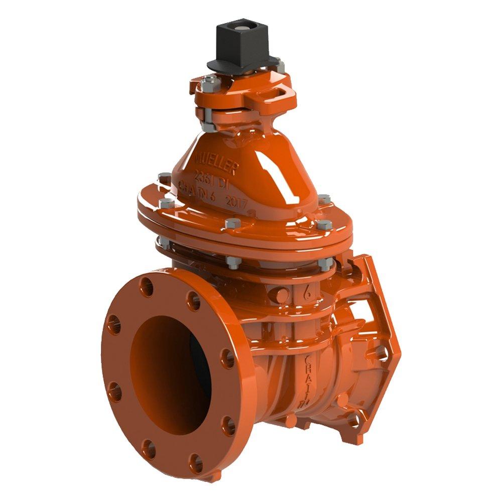 Mueller Company Mechanical Joint x Flanged Ductile Iron Open Left AIS Resilient Wedge Gate Valve (Less Accessories) 