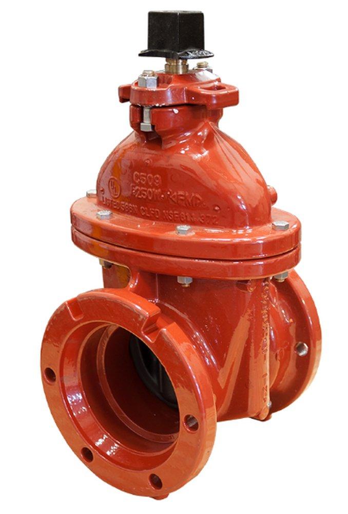 Mueller Company Mechanical Joint Ductile Iron AIS Open Right Resilient Wedge Gate Valve 