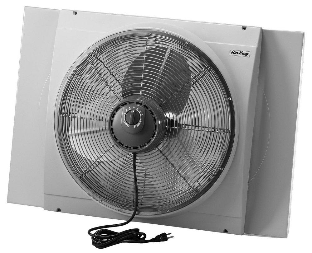 Air King America Inc 3-Blade Window Portable Fan 