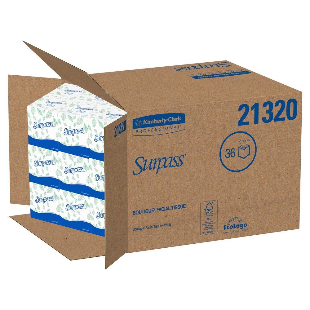 Kimberly Clark White (Case of 36) Facial Tissue 