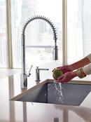 Moen Chrome Single Handle Pull Down Pre-Rinse Kitchen Faucet with Power Clean Technology 