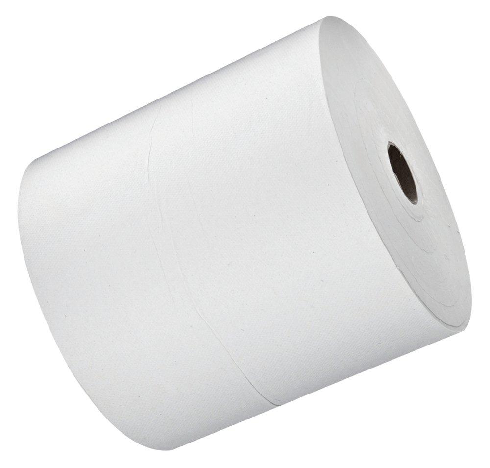 Kimberly Clark White Hard Roll Towel in White with Blue 