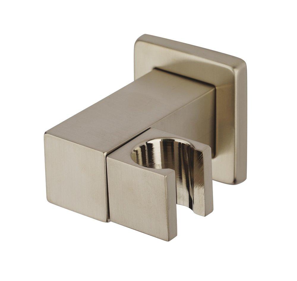 Fortis Brushed Nickel 1/2 x 3-5/32 in. NPT Brass Hand Shower Holder 