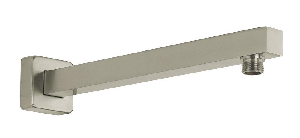 Fortis Brushed Nickel 1/2 in. NPT 12 in. Shower Arm 