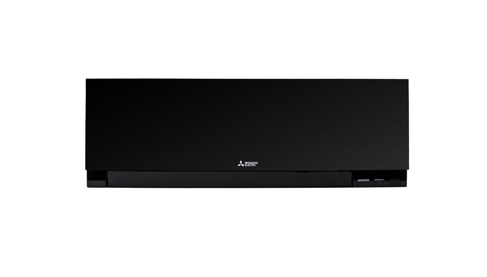 Mitsubishi Black Wall Mount Indoor 1.5 Tons Mini-Split Multi-Zone 
