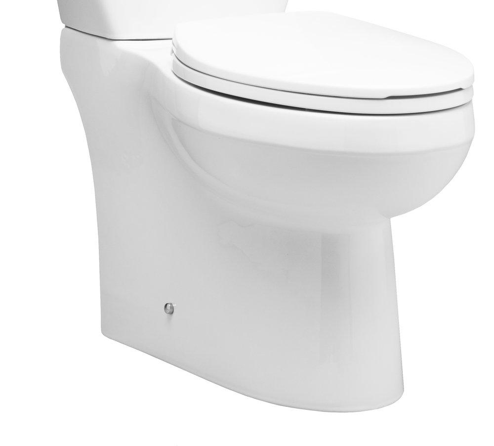 Mirabelle&reg; White 1.28 gpf Elongated Floor Mount Toilet Bowl 