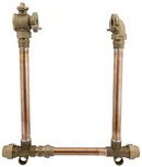 2 x 12 in. CTS Pack Joint x FIPT Brass and Copper Water Service Meter Setter with GJ Inlet