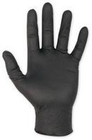 CLC Custom Leather Craft Black Rubber Glove in Black (100 per Box) 