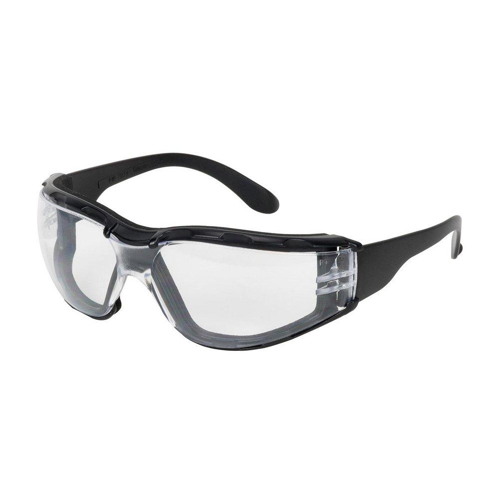PIP&reg; Anti-Scratch Rimless Safety Glasses with Black Temple 