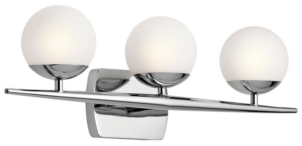 Kichler Lighting Chrome 3-Light 50W Bath Light 