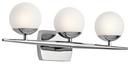 Kichler Lighting Chrome 3-Light 50W Bath Light 