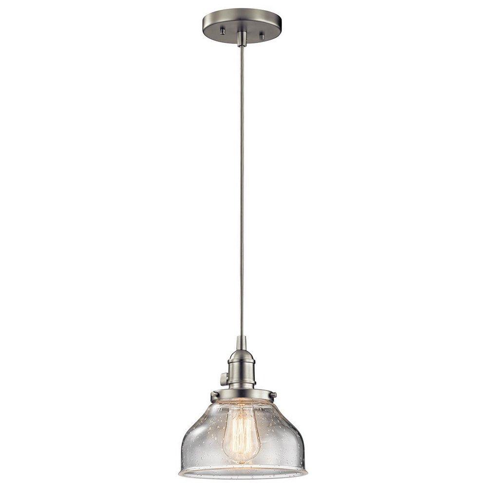 Kichler Lighting Brushed Nickel 1-Light Mini-Pendant 