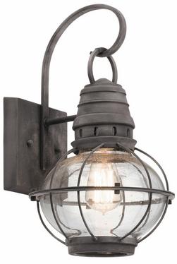 WEZI 1 100 Watts Medium Incandescent Lantern Wall Mount