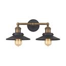 Elk Home Antique Brass 8 in. 2-Light Medium E-26 Base Vanity Light 