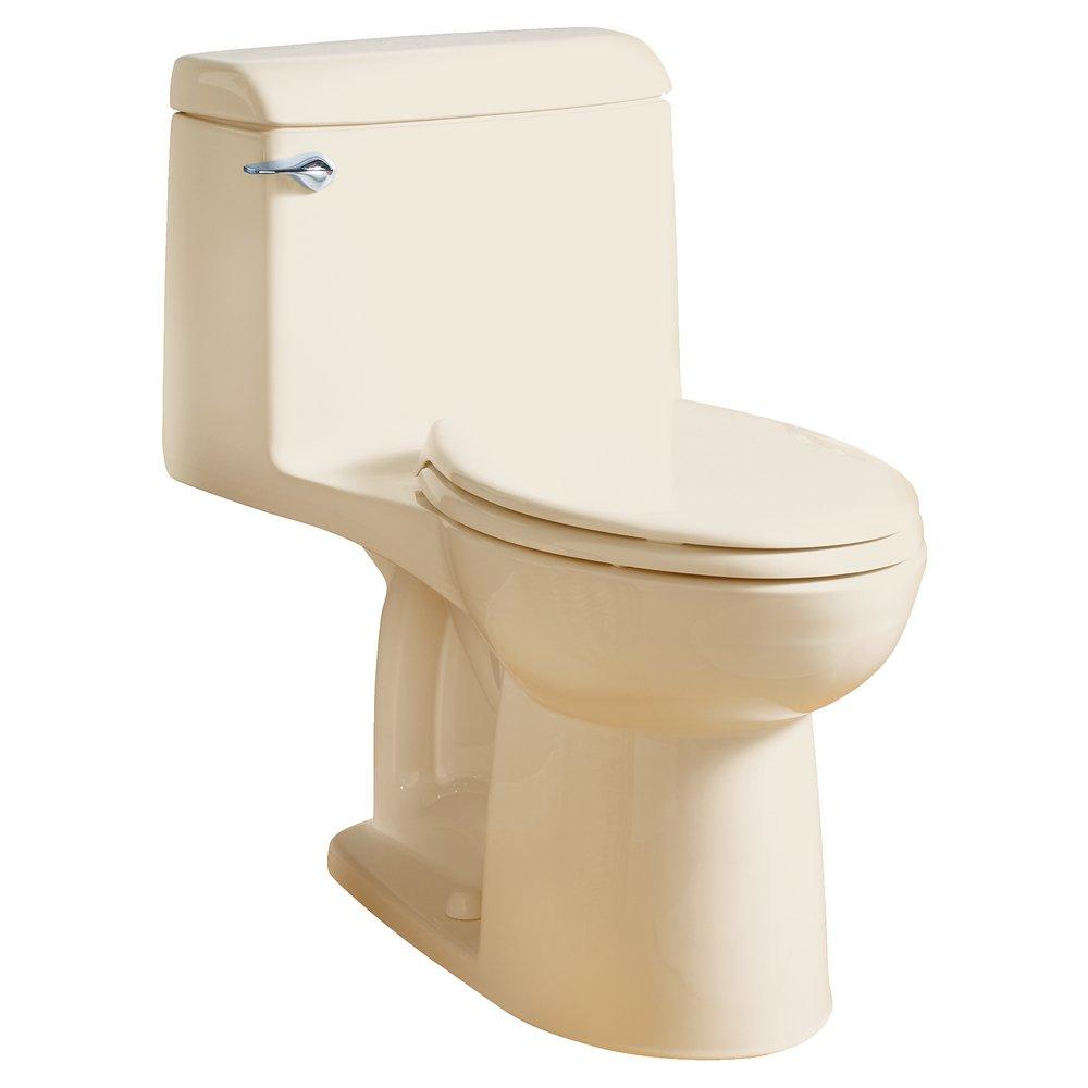 American Standard Bone 1.6 gpf Elongated One Piece Toilet with Left-Hand Trip Lever 