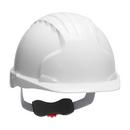 Standard Brim HDPE and Polyester Hard Hat in White