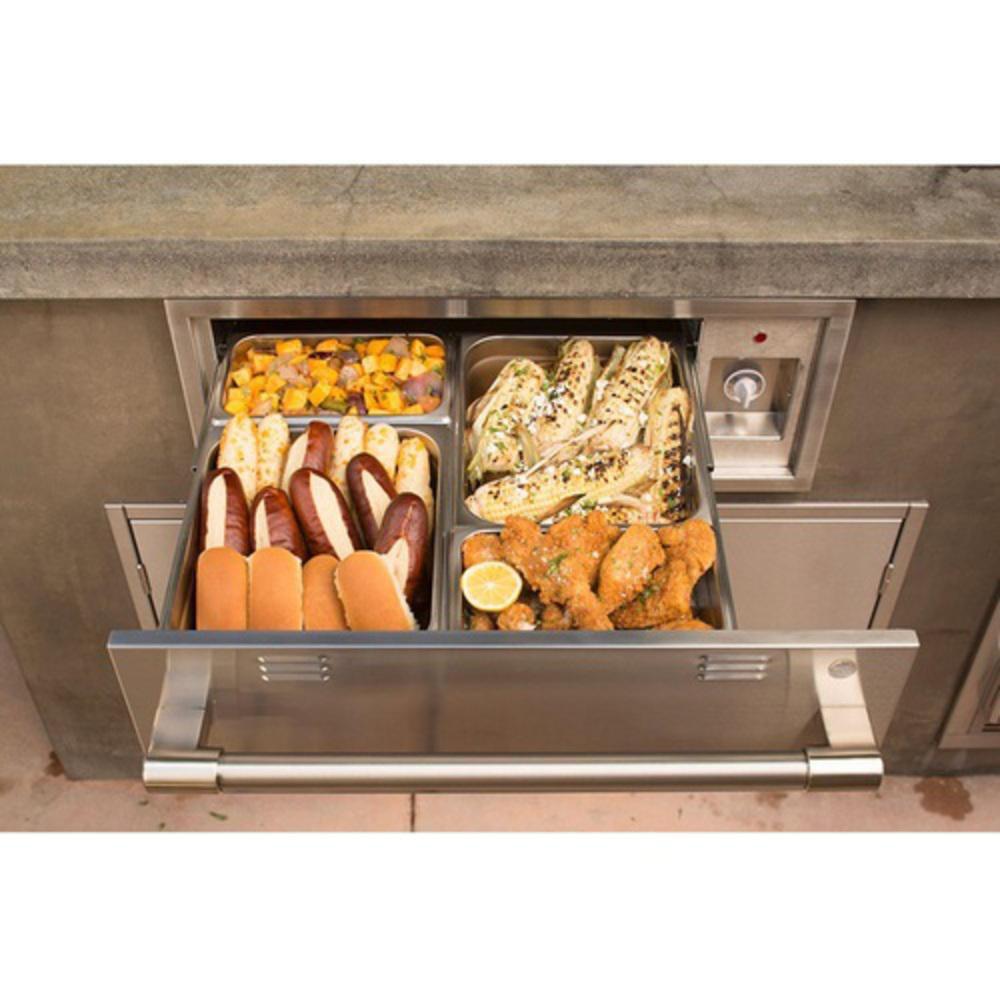 Alfresco Stainless Steel 30 in. Warming Drawer 
