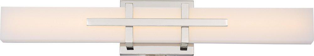 NUVO Polished Nickel 26W LED Vanity Fixtures 