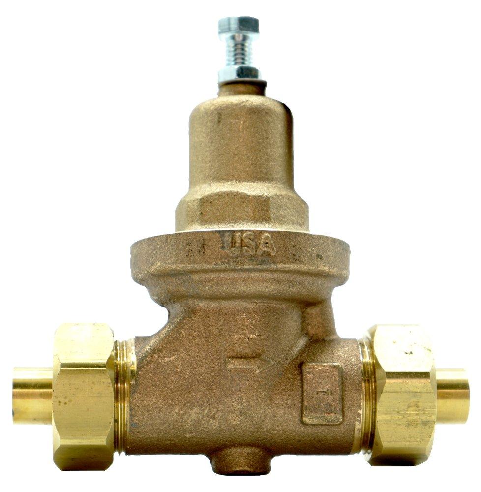 Apollo Valves 75 psig Bronze Double Union Solder Pressure Reducing Valve 