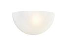 100W 1-Light Wall Sconce in Gloss White