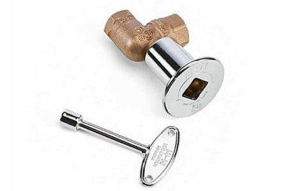 Hearth Products Controls Polished Chrome Angle Fire Pit Valve Kit 