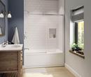 MAAX White 60 x 42 in. Soaker Alcove Bathtub in White 