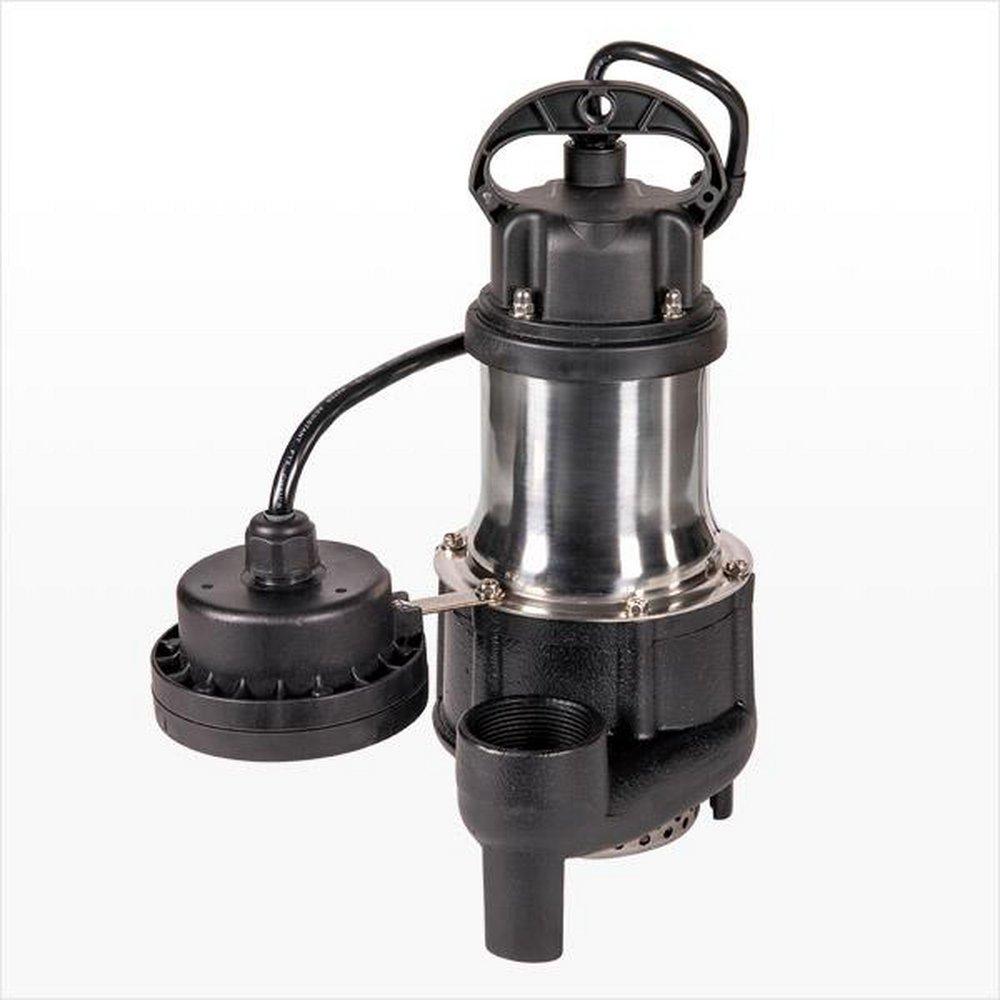 Metropolitan Industries 115V 68 gpm Cast Iron and Thermoplastic Sump Pump with Level Controller Switch 
