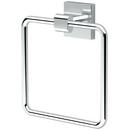 Gatco Polished Chrome Rectangular Closed Towel Ring 