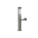 Elkay Grey Outdoor Upper Bottle Filling Station Bi-Level Pedestal 