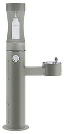 Elkay Grey Lead Law Compliant FM ADA DBL OUTDR BTL FILL & FTN 
