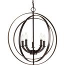 Progress Lighting Antique Bronze 60W 5-Light Candelabra E-12 Base Incandescent Foyer Light 