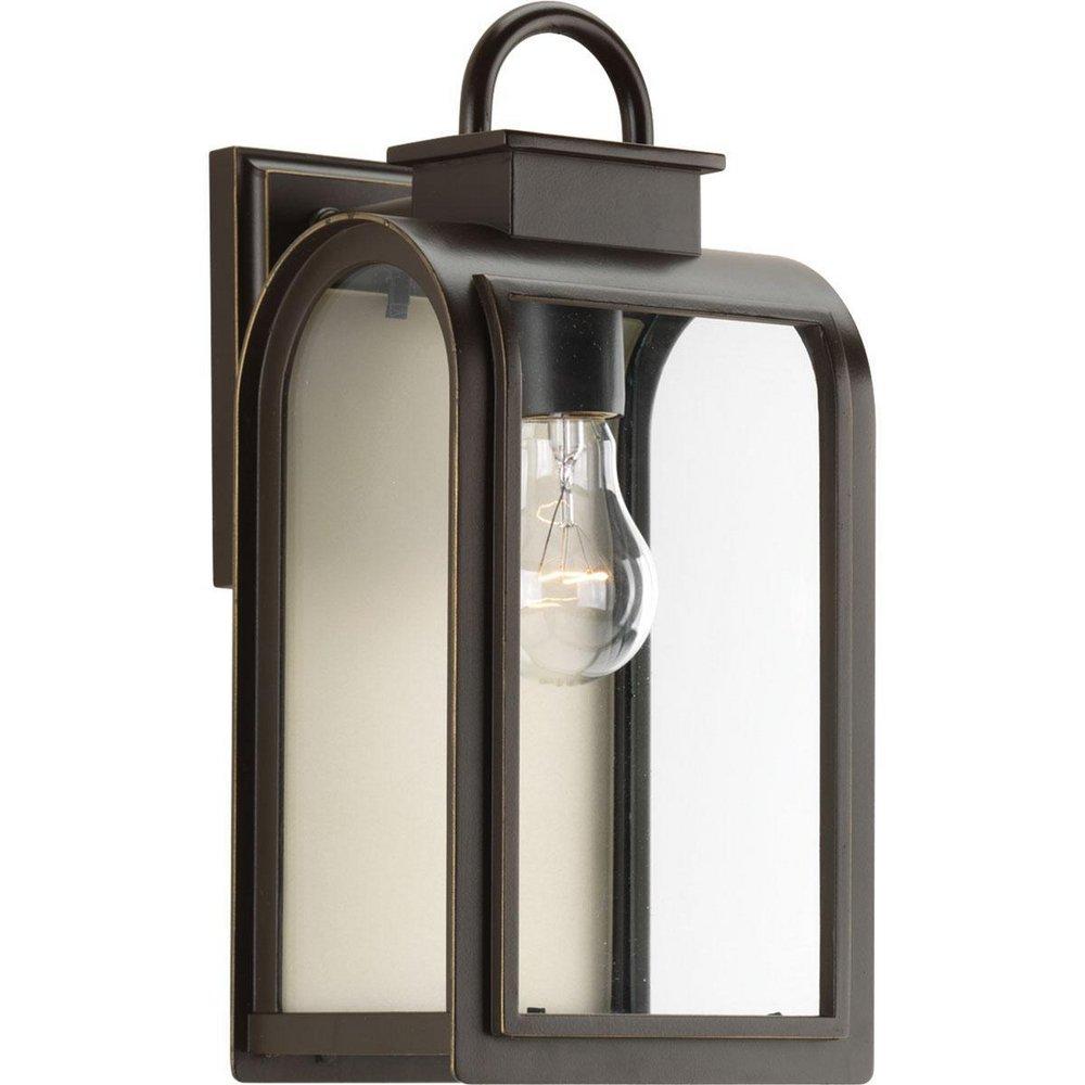Progress Lighting Oil Rubbed Bronze 1-Light 100W Small Wall Lantern 