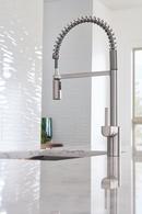 Moen Spot Resist&trade; Stainless Single Handle Pull Down Pre-Rinse Kitchen Faucet with Power Clean Technology 