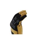 Mechanix Wear Black Synthetic Leather Glove in Black and Tan 