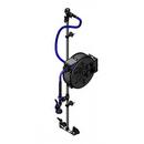 T&S Brass Steel Closed Hose Reel Assembly with Double Four Arm or Lever Handle in Coated Steel 