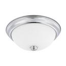 Capital Lighting Chrome 60W 2-Light Medium E-26 Base Incandescent Ceiling Fixture 