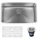 30 x 18 in. Stainless Steel Single Bowl Undermount Kitchen Sink