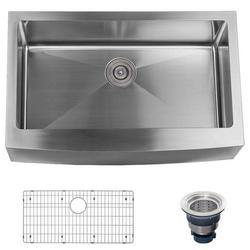32-7/8 in. Undermount Farmhouse Stainless Steel Single Bowl Kitchen Sink