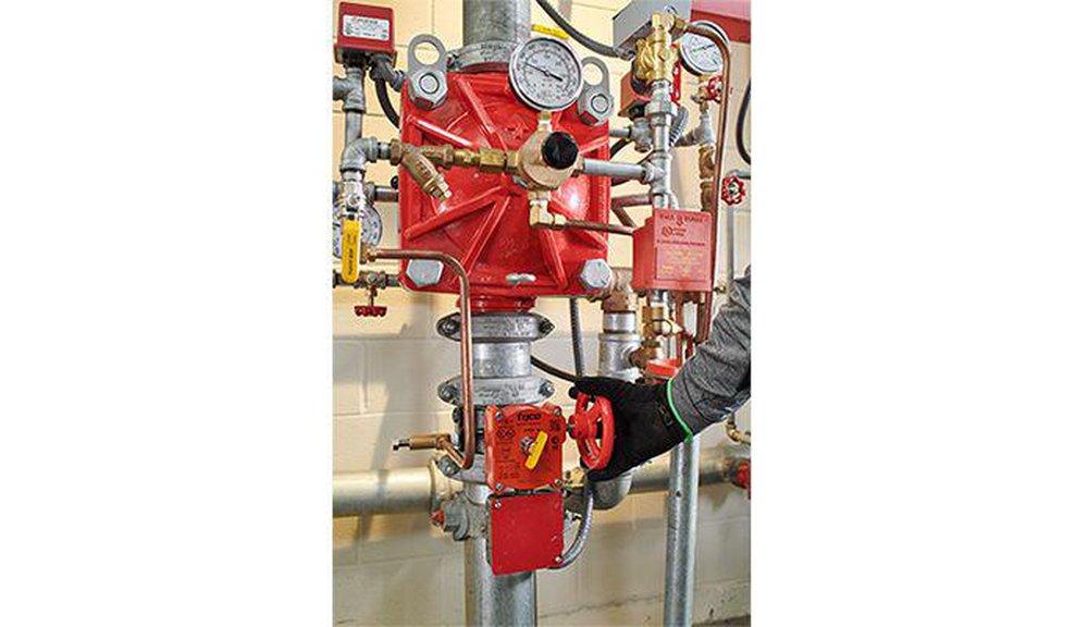 Tyco Ductile Iron Grooved EPDM Hand Wheel Butterfly Valve 