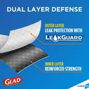GLAD White Tall Drawstring Trash Bag 