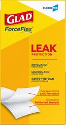 GLAD White Tall Drawstring Trash Bag 