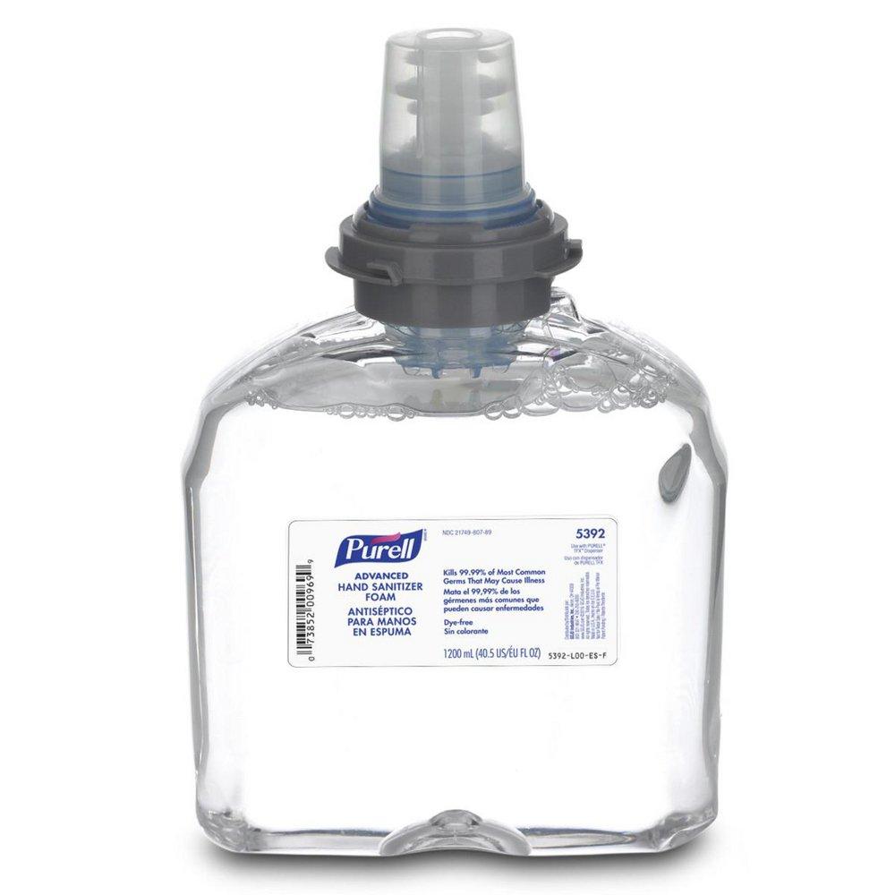 PURELL&reg; Clear Advanced Instant Foam Hand Sanitizer (Case of 2) 