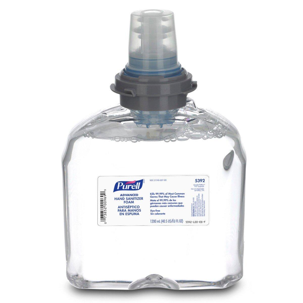 PURELL&reg; Clear Advanced Instant Foam Hand Sanitizer (Case of 2) 