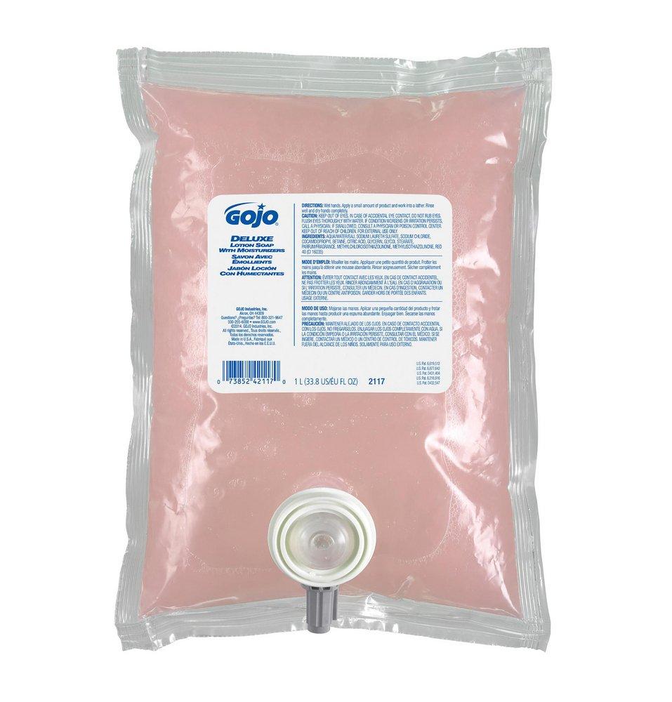 GOJO Light Yellow Lotion Soap with Moisturizer (Case of 8) 