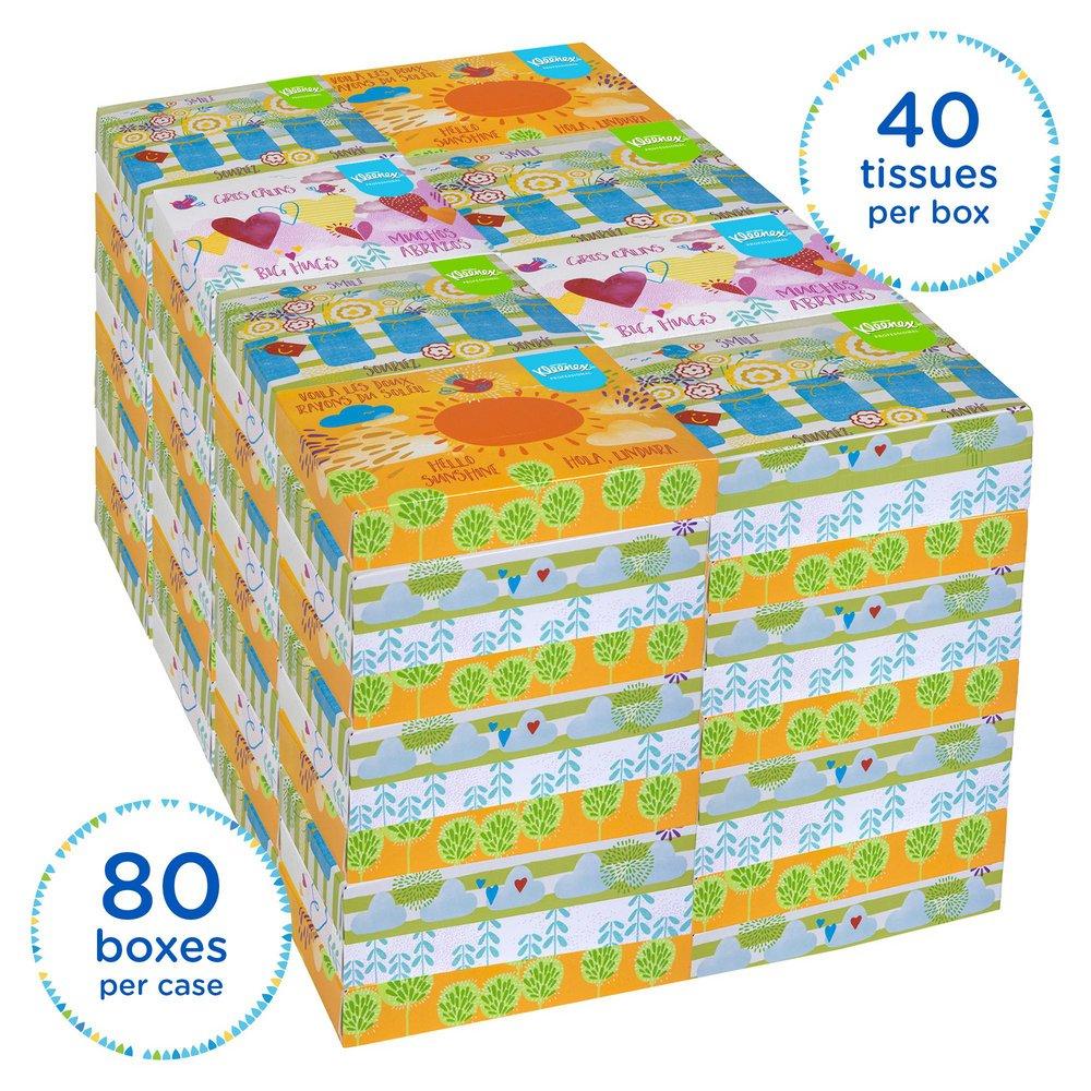 Kimberly Clark White 5-1/2 in. Facial Tissue in White 