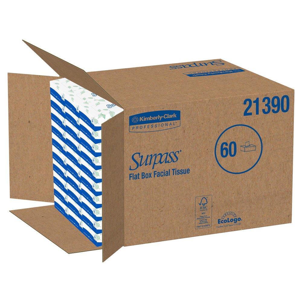 Kimberly Clark White (Case of 60) Facial Tissue 