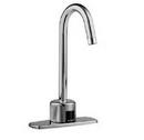 1.5 gpm 1-Hole Deck Mount Battery Operated Faucet with Gooseneck Spout, 4-1/2 in. Reach in Polished Chrome