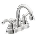 Moen Chrome Two Handle Centerset Bathroom Sink Faucet with Metal Pop-Up Drain Assembly 