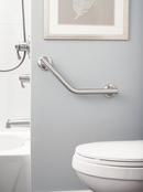 Moen Brushed Nickel 16 in. Angle Grab Bar 