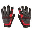 XXL Size Nylon Demolition Work Glove in Red, Black and Grey